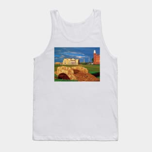 Old course at Saint Andrews 18th hole Tank Top